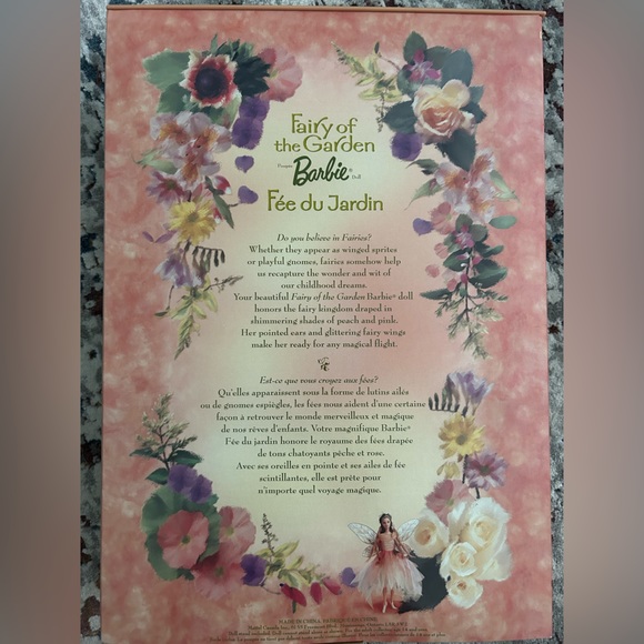 Vintage Mattel 2000 Collector Edition Fairy Of The Garden Barbie Doll - Picture 8 of 10